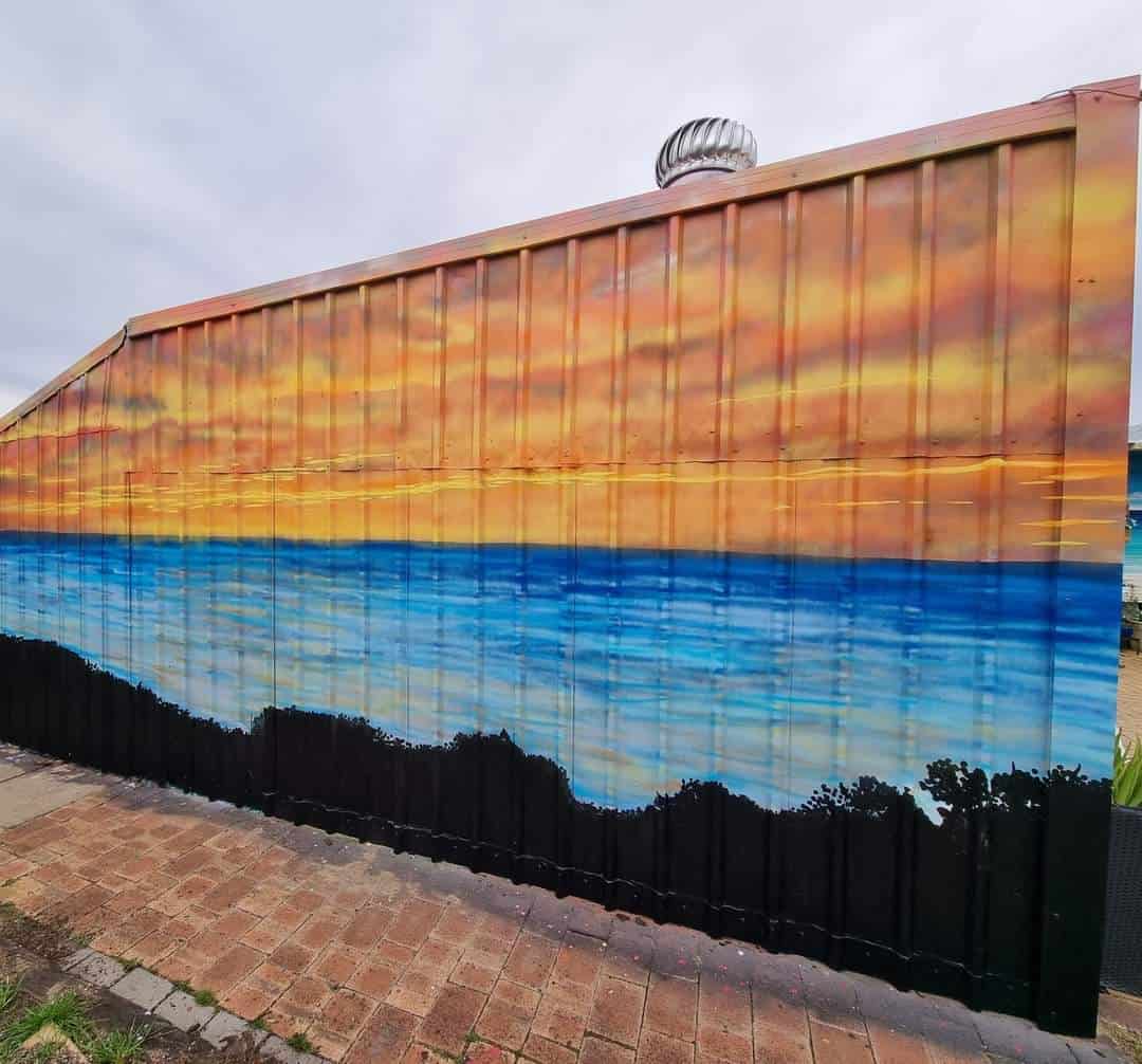 sunset-mural-on-shed